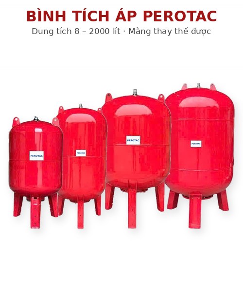 Bình tích áp PEROTAC 8 – 2000 lít – maybomtk.net