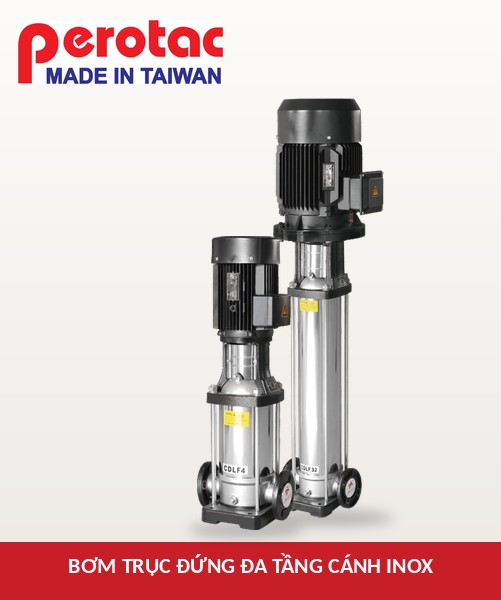Bơm trục đứng Perotac CDLF inox